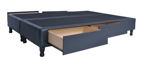 Imagen 1 de 9 de Base De Sommier Con Cajones 160 X 190 Cm Entrega Sin Cargo*