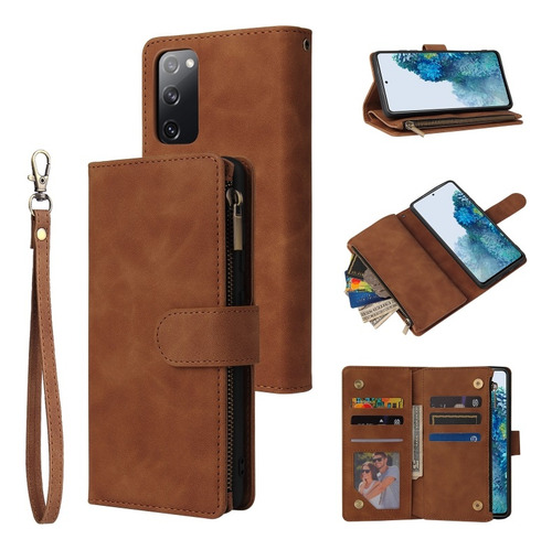Funda Multifuncional Con Cremallera Para Samsung S21/note10+