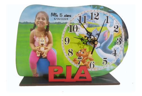 25 Reloj Souvenirs Infantil Personalizado Personajes Fiesta