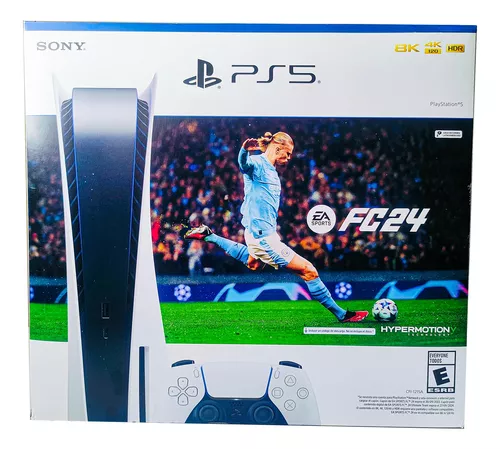 Sony PlayStation 5 Standard Edition 825GB Bundle + Juego FIFA 24 - Blanco —  Cover company