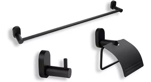 Accesorios Para Baño Y Mezcladora Para Lavabo Cnx Negro Mate