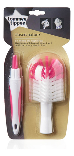 Cepillo Limpiador Para Biberones Y Mamilas 2-1 Tommee Tippee