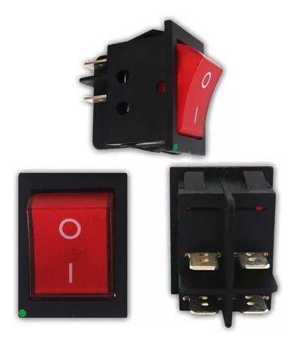 Combo Interruptor Suiche Switch Ozono  4pin Pack De 10 Pzs