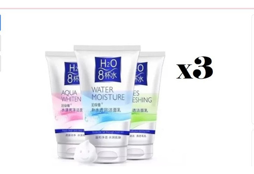 Jabon Facial H2o Aqua Hidratante Aclarante Bioaqua