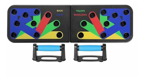 Imagen 2 de 10 de Push Up Barra Tablero Para Planchas Flexiones Multi