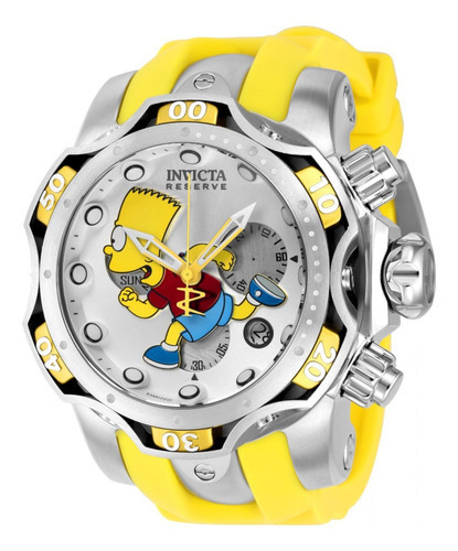 Relógio masculino Invicta 39018 amarelo, aço