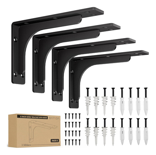 Soportes De Estante De 8 Pulgadas Viga (4 Piezas) - Sop...