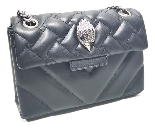 Bolsa Cuadrada Pequeña Negra Pu Spring 2023 Horizontal Squar