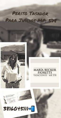 María Becker Fioretti.tasaciones Escritas. Tasaciones Para 