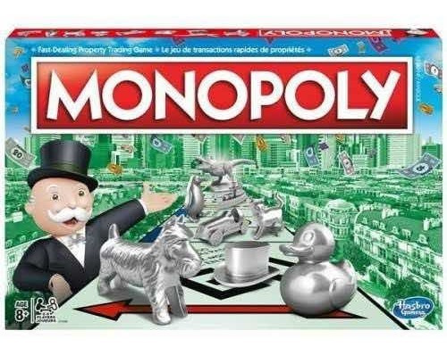 Jogo Monopoly Original Hasbro Com Peças De Metal