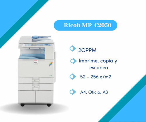 Fotocopiadora Multifuncional Ricoh Mp C2050