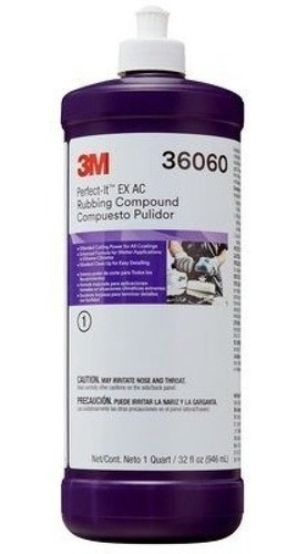 Pulitura Ex Ac Rubbing Compound Paso 1  946ml 36060 3m