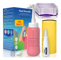 Comprar Costa Lavado Nasal 300ml Mas 3 Bolsas De Sal,kit De Lavado Nasal Y Sinusal.botella Rhinitis Alérgica Tratamiento Para Adultos Niños- Botella Para Limpieza De Nariz