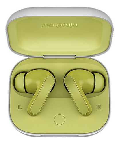 Audífonos Motorola Buds Tws Bluetooth Inalámbricos Con Led Cian