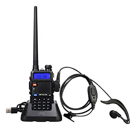Rádio bidirecional Retevis RT-5r 128 canais Rádio Fm UHF VHF D