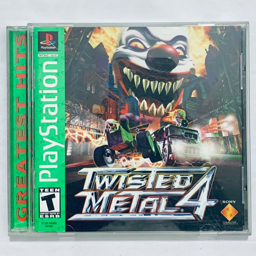 Twisted Metal 4 (greatest Hits) - Playstation - Ps1 / Psone