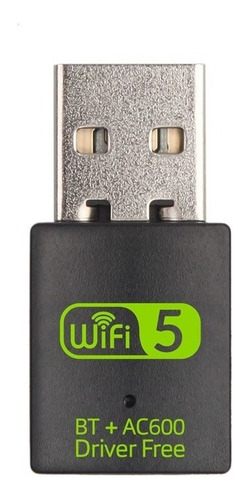 Usb Adaptador Wifi Bluetooth 4.2 600mbps Dual Band 2.4 5ghz 