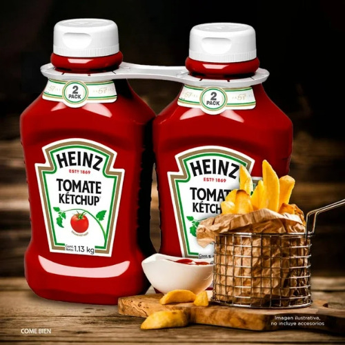 Salsa Catsup Heinz 8 Pzas De 1.13 Kg