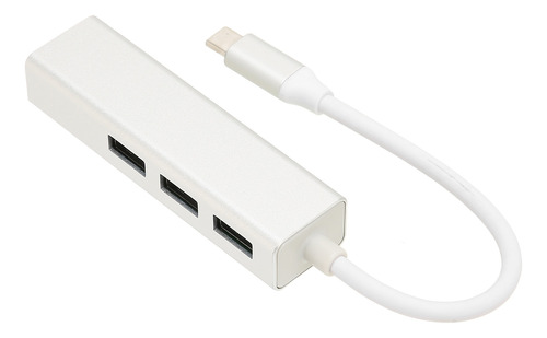 Adaptador Usb C A Ethernet Rj45 3 Puertos Usb3.0 De Alta Vel