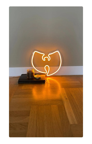 Letrero Led Neon Logo Wu Tang 30*40cm Luminoso