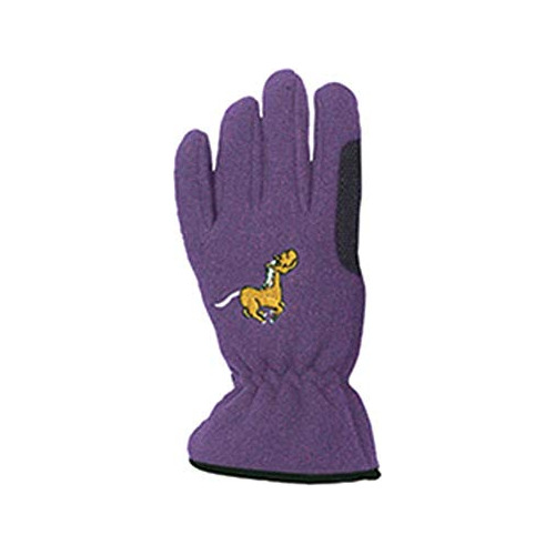 Equistar Kids Pony Fleece Gloves M Purple