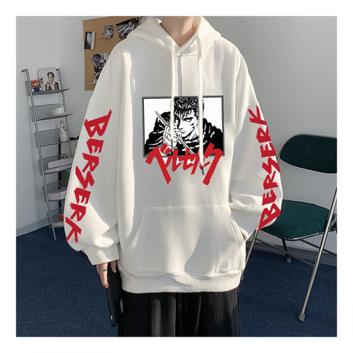 Ct Sudaderas Con Capucha Anime Berserk Guts Cómodas Con