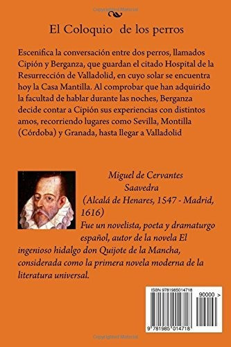 Libro : El Coloquio De Los Perros Cipion Y Berganza - De...
