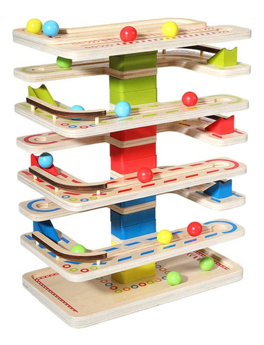 Rolling Ball Tower Toys, Pista De Carreras Para Niños, Padre