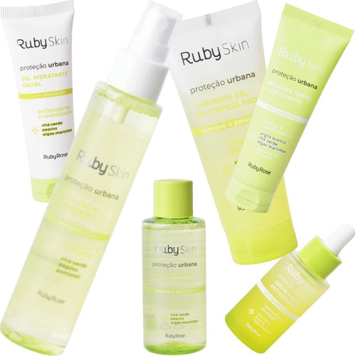 Imagem 2 de 10 de Combo Vegano Sabonete Máscara Tônico Gel Bruma Sérum