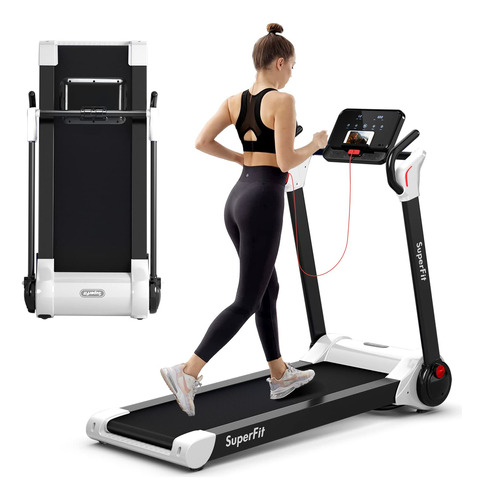 Goplus Caminadora Plegable 2.25 Hp Electrica Superfit Led