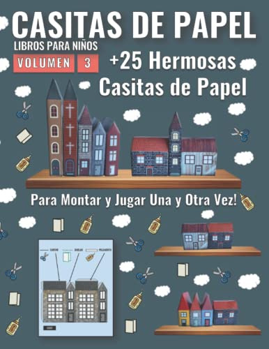 Casitas De Papel - Libros Para Niños - Volumen 3: 25 Nuevas