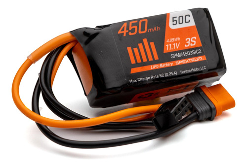 Spektrum Bateria Lipo De 11.1v 450mah 3s 50c: Ic2, Spmx4503s