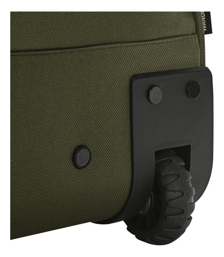 Bolso Con Ruedas 24 Pulgadas Mediano Con Carro Verde Wanderlust 60 Cm
