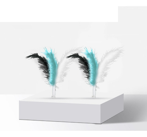 Juguete Eléctrico Para Gatos, Giratoria Para Gatos, Plumas