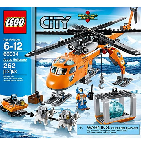 Lego City Arctic Helicrane 60034 Building Toy Descontinuado
