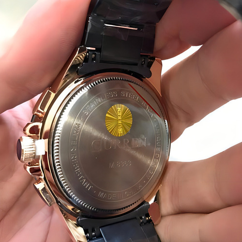 Reloj de acero inoxidable Curren 8363 para hombre