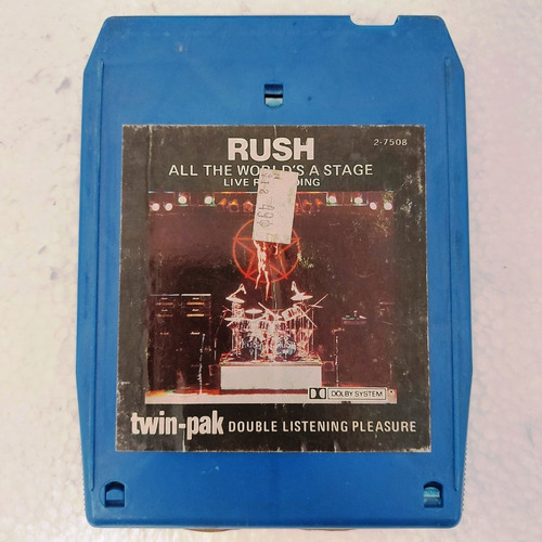 Rush - All The World's A Stage   Import Usa   8-tracks