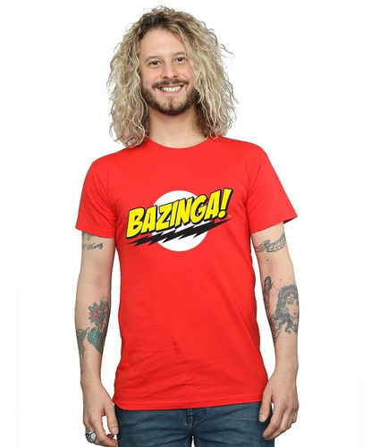 Remera Big Bang Theory Bazinga Original Import Nueva C/bolsa