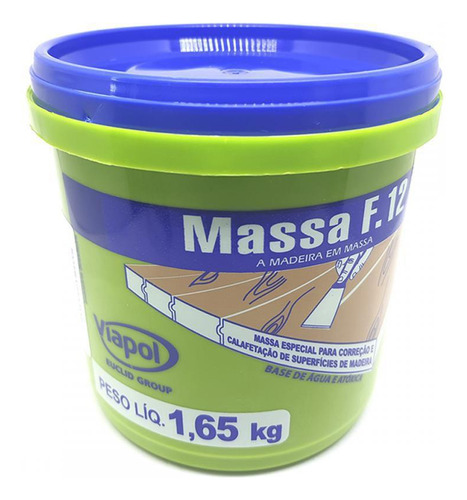 Massa F12 1,65kg Angelim - Viapol