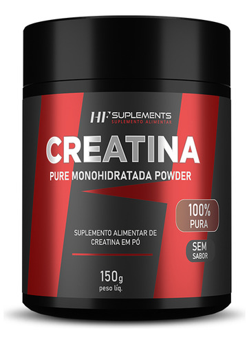 Creatina Em Pó 3g Pura Hf Suplements 150g