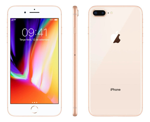 iPhone 8 Plus 64gb Dourado (Recondicionado)