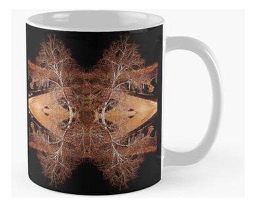 Taza X4  árbol De La Cara Que Muerde El Mal Calidad Premium