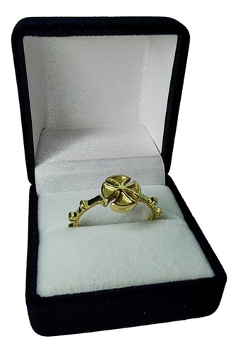 Anillo Rosario Vasco En Oro 18k