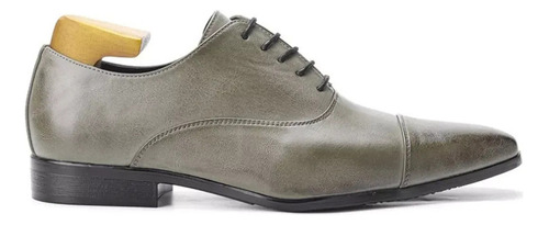 Zapatos De Vestir Clásicos De Cuero Punta Puntiaguda Hombre