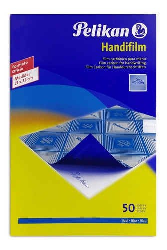Papel Carbónico Formato Oficio Color Azul X Unidad