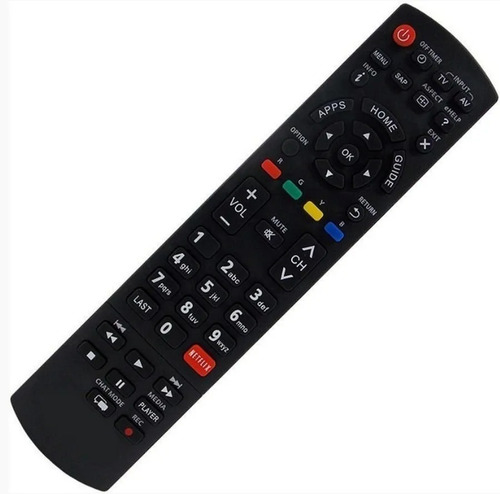 Controle Remoto Para Tv Led Lcd Compatível Com Panasonic 
