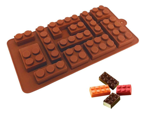 Molde Silicona Choco Block Molde Lego Molde Chocolate Molde 