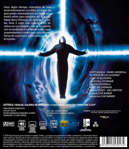 Blu-ray Lord Of Illussions / Amo De Las Tinieblas