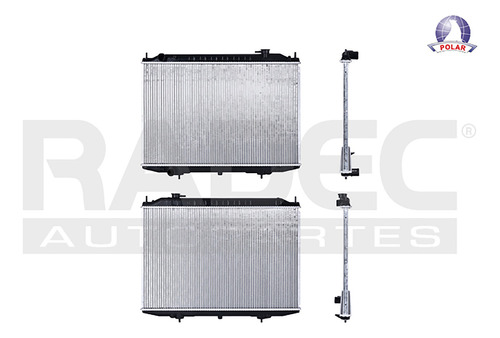 Radiador Nissan D22 Np300 08-15 C/y S/aire Ac Estandar