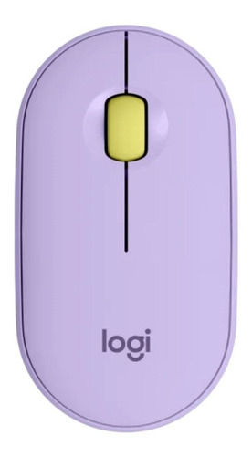 Imagen 1 de 5 de Mouse Inalámbrico Logitech Pebble M350 Bluetooth Lavanda